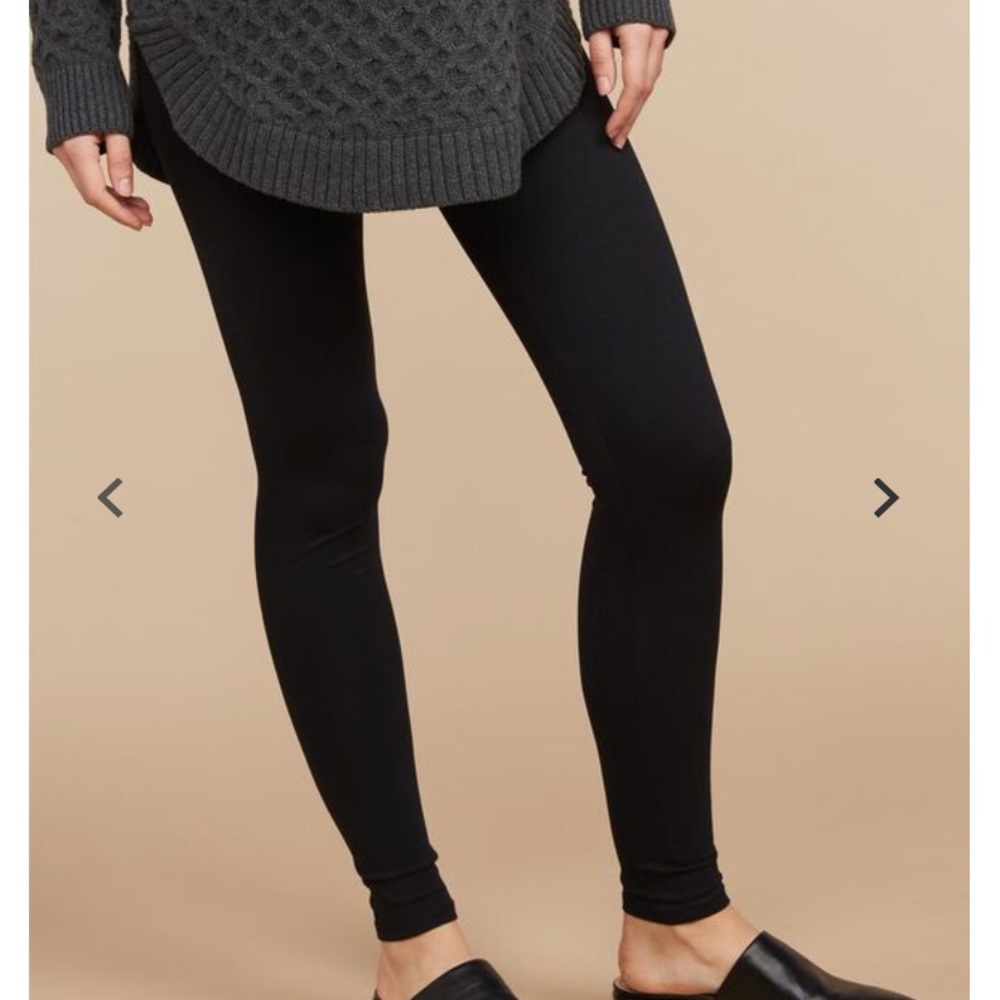 Motherhood maternity black over belly leggings